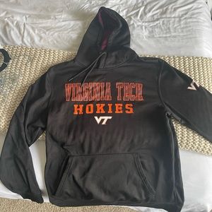 Men’s large black virginia tech hoodie